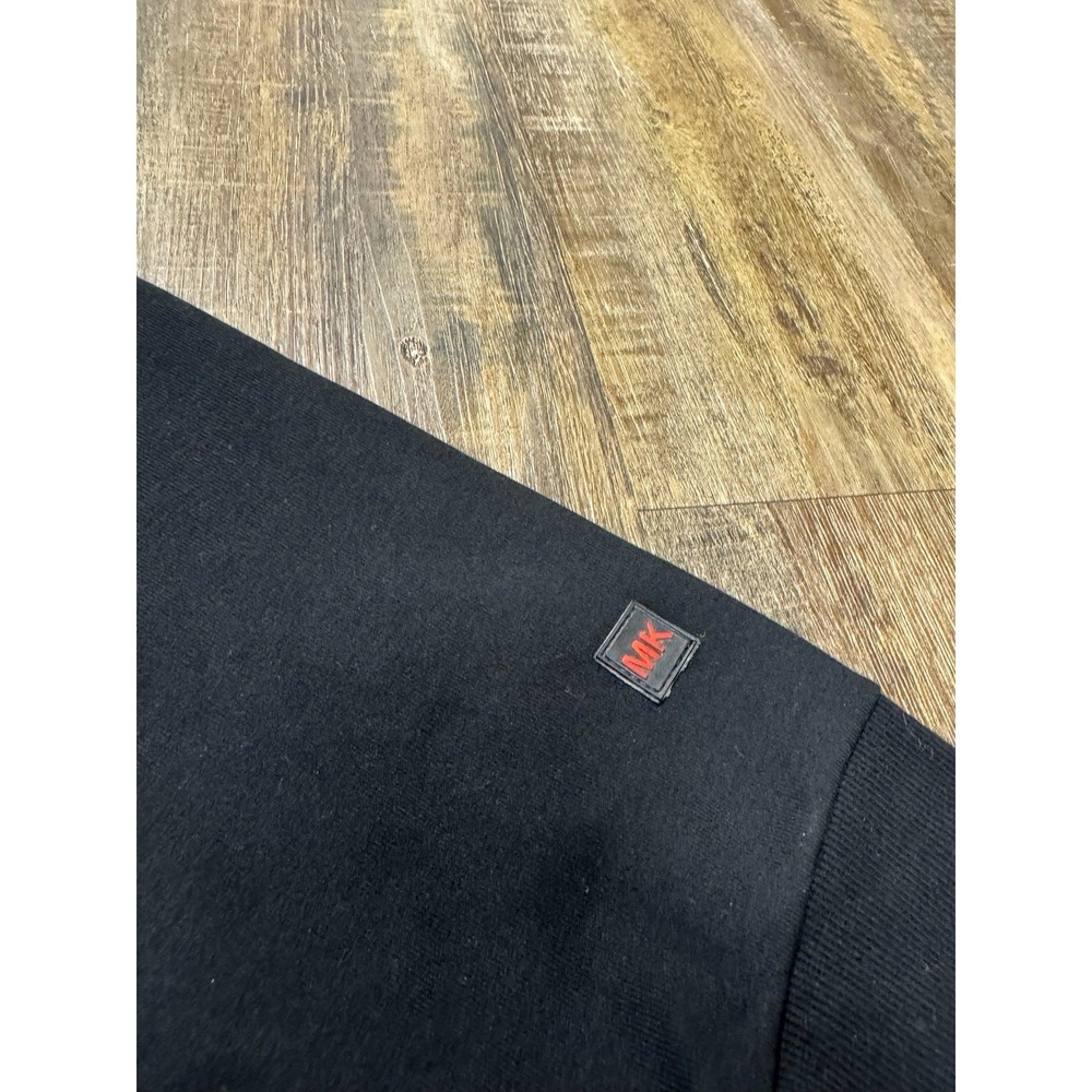 Makobi Solid Black Track Suit Set Jacket Pants Do… - image 14